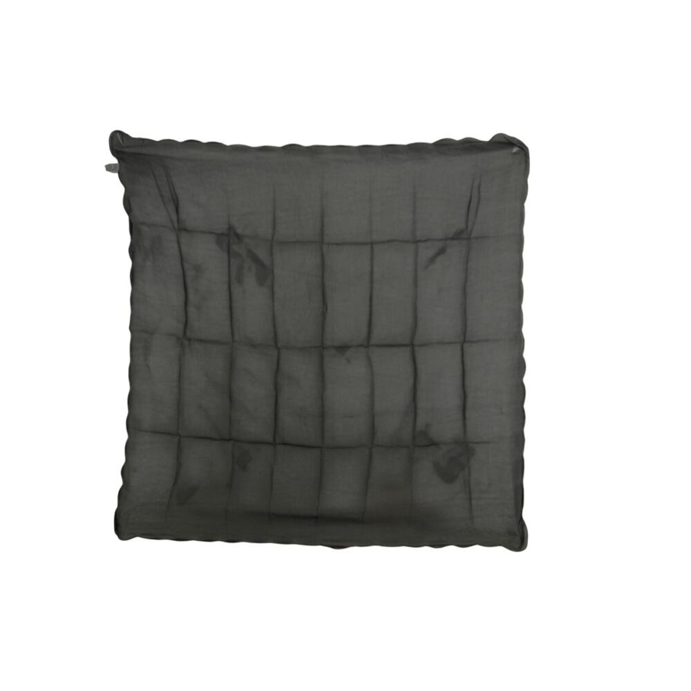 Black Sheer Square Scarf 24x24 Lightweight Chiffon Neck Hair Wrap Bandana